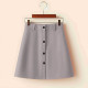 Button Skirt Regular-Fit