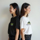 2 x Women Round Neck T-shirts Combo (Turtley + peace)
