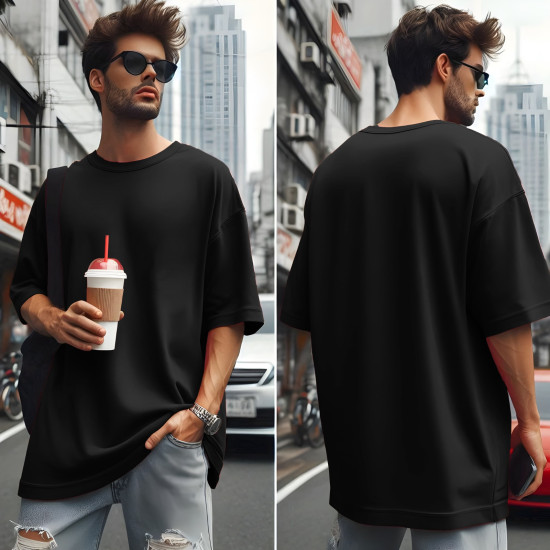 Cotton Loopknit 240 GSM Oversized Tee